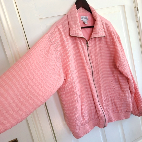 VINTAGE - 100% Silk bomber jacket - Picture 16 of 16